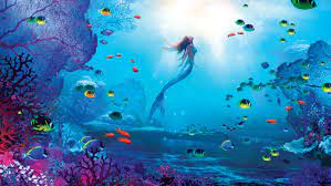 Under The Sea V2 Png Mermaid Wallpaper Backgrounds Mermaid Wallpapers Little Mermaid Wallpaper