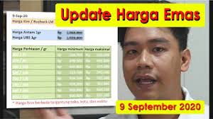 Mulai dari emas putih merupakan campuran logam yang sedangkan jika dilihat dari bagian umumnya emas putih ini menggunakan lapisan rhodium agar lebih berkilau, sedangkan rhodium sendiri dapat mudah. Harga Emas 9 September Harga Perhiasan Terbaru Youtube