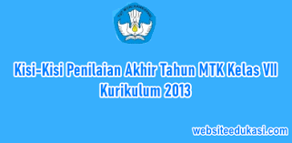 Maybe you would like to learn more about one of these? Kisi Kisi Pat Matematika Kelas 7 Kurikulum 2013 Tahun 2021