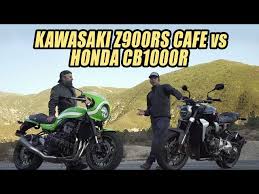 The angle of the photos that i took around the 0:47 mark are quite deceiving as the exhaust appears way far out to the right, but it's not. Honda Cb1000r Vs Kawasaki Z900rs Cafe 208 Cafe Society Shootout