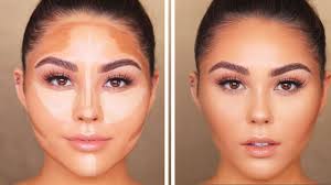 How to contour a round face shape. How To Contour Highlight For Beginners Roxette Arisa Youtube