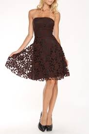 Julie Brown Sable Short Dress In Brown Beyond The Rack Short Bridesmaid Dresses Brown Lace Dress Cute Dresses