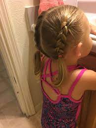 Tumbling Hair For Little Girls Dance Hairstyles Toddler Hairstyles Girl Kids Hairstyles