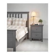 Hemnes Bettgestell Grau Lasiert 180x200 Cm Verstellbare Betten Bettgestell Zimmer