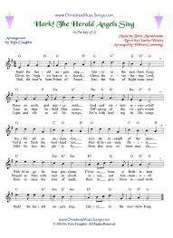 Hark The Herald Angels Sing Free Sheet Music Christmas Piano Sheet Music Christmas Carols Lyrics Music Chords