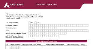 In this video i will demonstrate how to dispute a credit card transaction once you have navigated to internet expenses in earning any credit card holders and any employees with delegated authority will have an additional tab titled credit card transactions click on this tab to get started in the navigation menu on the left click on the dispute transactions link this will bring you to a page. Pdf Axis Bank Dispute Form Download Mypdf