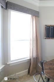 Do you like the idea of a wooden window valance to create a rustic aesthetic, but the previous options on this list didn't give you quite enough shabby chic for. Diy Wooden Window Cornice Shanty 2 Chic