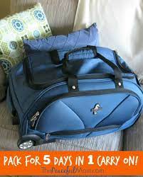 Packing Tips How To Pack 5 Days Of Clothes In One Carry On Bag The Peaceful Mom Packing Tips For Travel Packing Tips Travel Tips