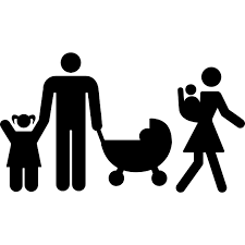Download Family Group Of A Couple With Three Children Vector Svg Icon Svg Repo PSD Mockup Templates