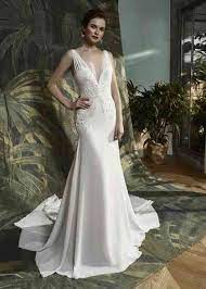 Kitara A Line Wedding Dress By Blue By Enzoani Weddingwire Com Enzoani Wedding Dresses Wedding Dress Alterations Wedding Day Dresses