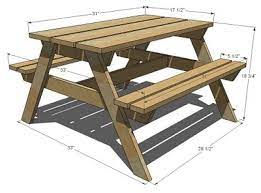 Ada guide when venturing outdoors, families often use picnic tables to sit at and enjoy the weather. Preschool Picnic Table Ana White