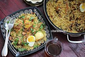 Nasi Briyani Ayam Chicken Biryani Rice Resepi Terbaik Resep Masakan Biryani Makanan Dan Minuman