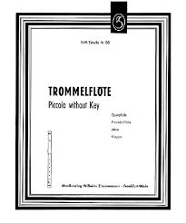Table Of Fingering For Flute Piccolo Without Key