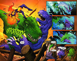 Beast Boy Fighting Zoo Keeper Beast Boy Comics Comic Books