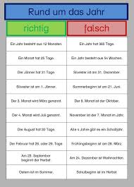 Lesestreifen Rund Ums Jahr Richtig Oder Falsch Unterrichtsmaterial In Den Fachern Daz Daf Deutsch In 2020 Lesen Falsch Daf
