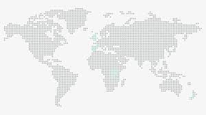 Dotted World Map Svg World Map Dots Svg, Hd Png Download - Kindpng