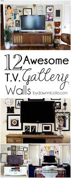 See more ideas about tv wall design, design, living room designs. 12 Awesome Tv Gallery Walls Tv Gallery Wall Home Home Living Room