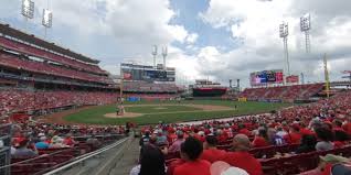 great american ball park section 126 cincinnati reds