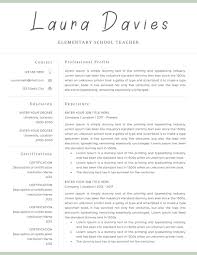 Resume Cv Teacher Ad Ad Change Text Edit Colours Teacher Resume Teacher Resume Template Resume Words