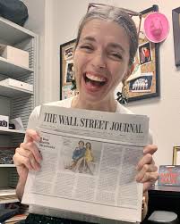 Guess who came out in print today! 📰 @vesna_duo 🤍 @lianapailodzeharron  #vesnaduo #wsj #thewallstreetjournal #theriteofspring #riteofspring  #stravinsky