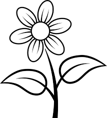 Coloriage A Imprimer Une Fleur Simple Coloriage Coloriage Facile Dessin De Fleur