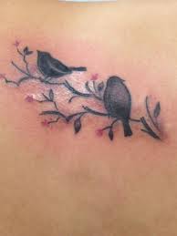 Miscarriage Birds On A Branch Tattoo Two Birds On Cherry Blossom Branches To Represent My Two Little Birds And Incorporating My Homeland Japan Brand New Mom Tattoos Birds Tattoo