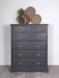 Chest Of Drawers Pine Chest Of Drawers Dark Grey Drawers Dresser Painted Drawers Up Dark Bedroom Furniture Grey Chest Of Drawers Painted Bedroom Furniture