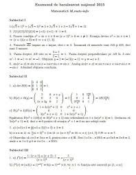 Check spelling or type a new query. Examen De Bacalaureat 2016 Matematica