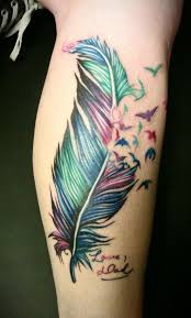 150 Best Leg Tattoos Men Women Ultimate Guide January 2021 Feather Tattoo Colour Feather Tattoos Inspirational Tattoos