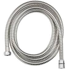 Glacier Bay 86 In Stainless Steel Replacement Shower Hose In Chrome 3075 526 The Home Depot In 2020 Shower Hose Glacier Bay Hand Held Shower