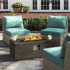 Sol 72 Outdoor Abigale Concrete Propane Natural Gas Fire Pit Table Reviews Wayfair
