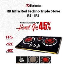 Tungku bara infrared, 1 tungku kuningan besar (api lilin), 1 tungku kuningan kecil (api lilin) tipe gas : Jual Kompor Tanam Rb Electronics Infra Red Techno Rs Ir3 Murah Harga Spesifikasi
