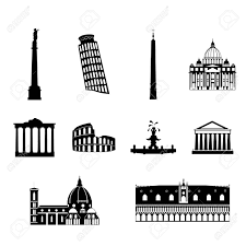 Kommerzielle nutzung gratis erstklassige bilder Wahrzeichen Von Italien Vektor Einfache Schwarz Weiss Ikonen Lizenzfrei Nutzbare Vektorgrafiken Clip Arts Illustrationen Image 33728400