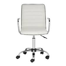 The sleek, modern design is ideal for your home office, with shiny touches of metal and supple black upholstery. Safavieh Jonika Collection Cymax Stores