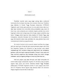 International class i 2018 was an event that aimed to improve speaking skills by involving the students of stba lia yogyakarta in a sharing session with two foreigners namely ali abdulraoof taha almaktari from yemeni and toby phillips from uk. Doc Pembahasan Laporan Magang Dhimas Vendi Academia Edu