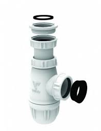 Siphon Convertible Pour Evier Ou Lavabo Blanc Valentin