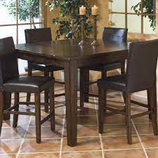 Elegant homelegance dining set falling on the casual country home style with its homey features and wood construction. Intercon Kona Solid Mango Gathering Table With Butterfly Leaf Rife S Home Furniture Pub Tables