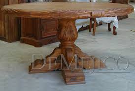 See more ideas about interior, colonial decor, colonial. Spanish Colonial Dining Table Mesa Conquista Redonda Demejico