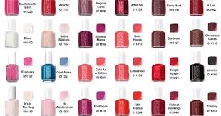 Nail Art Essie Color Chart Yes