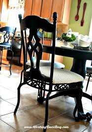 transform kitchen chairs with spray