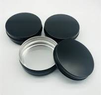 60ml 2 oz Gold Round Aluminum Jar Hair Pomade Storage Aluminum Container  Tin Box