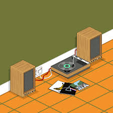 Oc Retro Record Player Seni