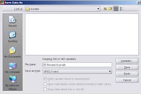 Saving Spss Files