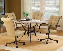 Dining room chairs get a ton of wear that's why it's so important to choose a durable material for the seat. Dining Room Chairs With Wheels Luxury Dining Room Leather Dining Room Chairs Dining Room Chairs