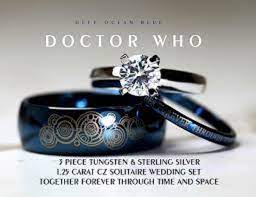 Game Of Thrones Wedding Ring Set Aksesoris Biru