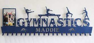 The russian olympic committee has won the gold medal in women's gymnastics after u.s. Personalized Gymnastics Medals Holder Best Selling Personalized Display Medal Display Com Gymnastics Medals Medal Display Gymnastics Medal Holder