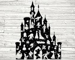 Castle Castle Svg Disney Castle Svg Magic Kingdom Etsy Magic Kingdom Disney Castle Flower Silhouette