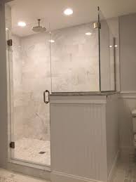 Image Result For Victorian Shower With Half Wall And Glass Shower Doors Half Wall Shower Glass Shower Doors Frameless