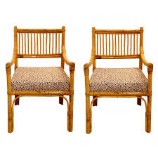 Star wars & smokey and the bandit. 1970s Pair Of Bamboo Chairs Nicholas Haslam