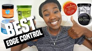 TRYING NEW EDGE CONTROL GEL Ft Auntie Jackie's Curls & Coils Flaxseed  Recipes